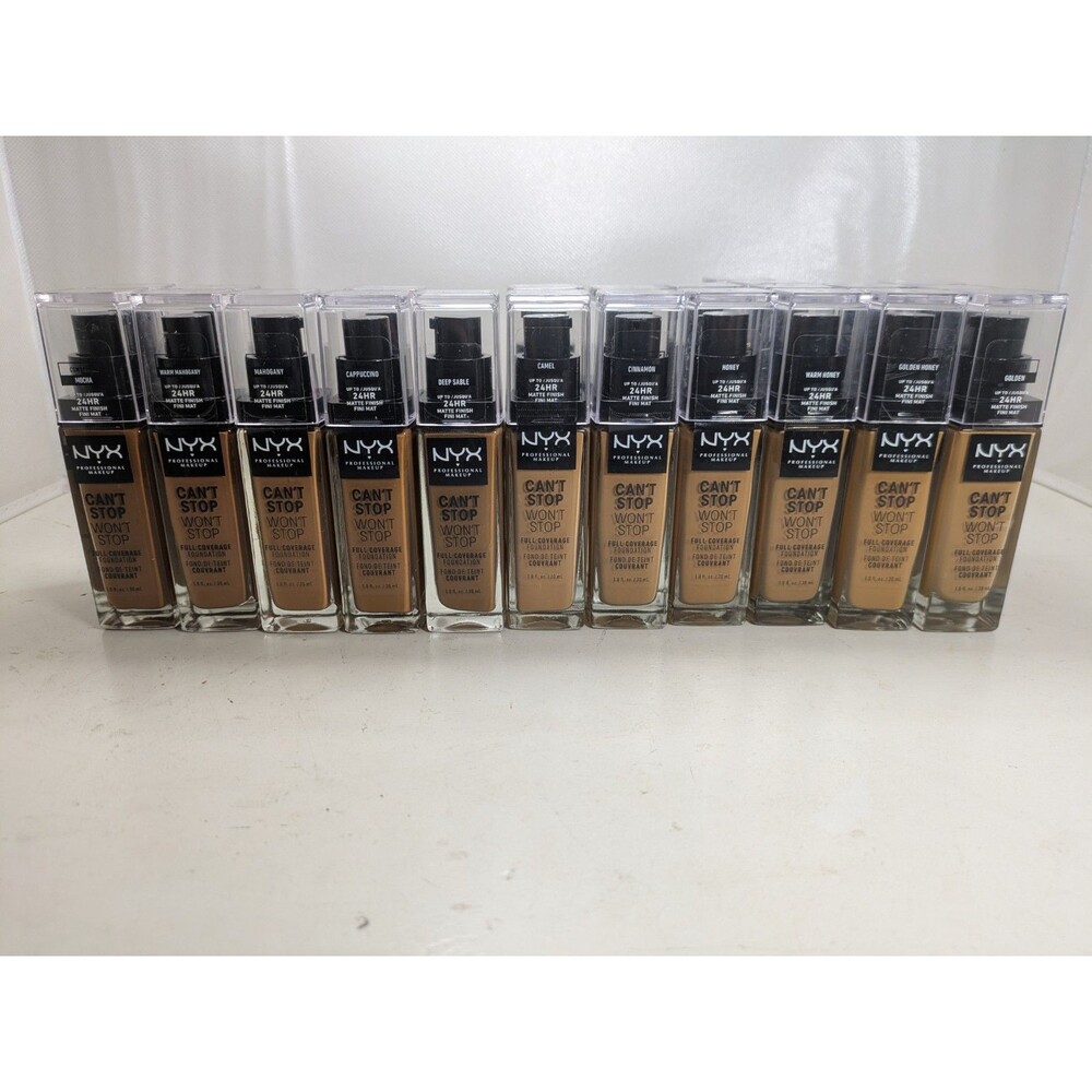 NYX Professional Can't Stop Won't Stop Full Coverage Foundation You Pick